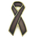 Brown Ribbon Awareness Lapel Pin